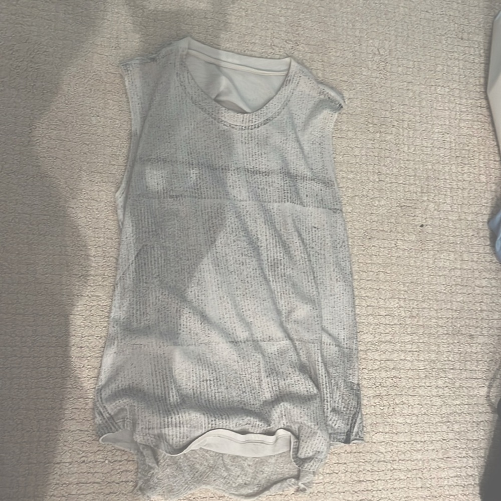 Grey multicolor Raquel Allegra tank size 2 like M